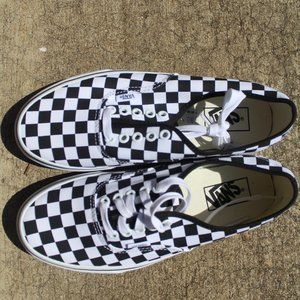 "CHECKMATE" Checkered Old Skool Vans
